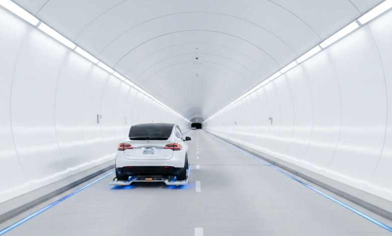elon musk tunnel