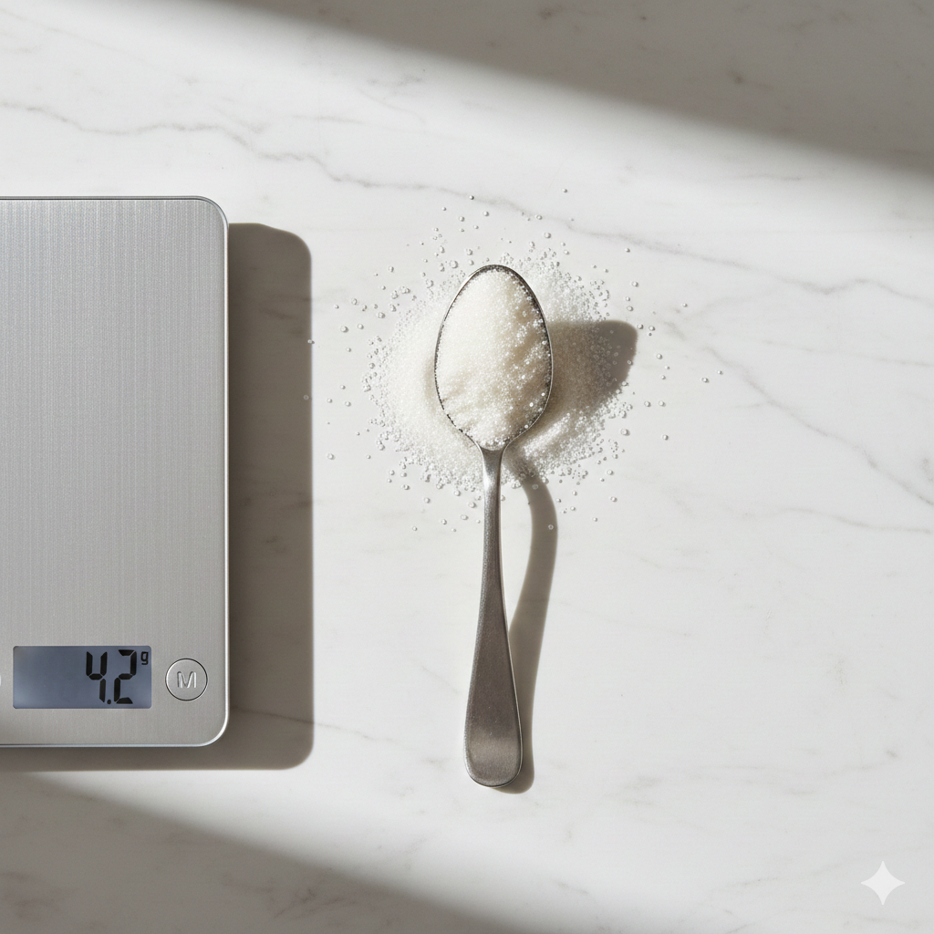 how many grams of sugar in a teaspoon