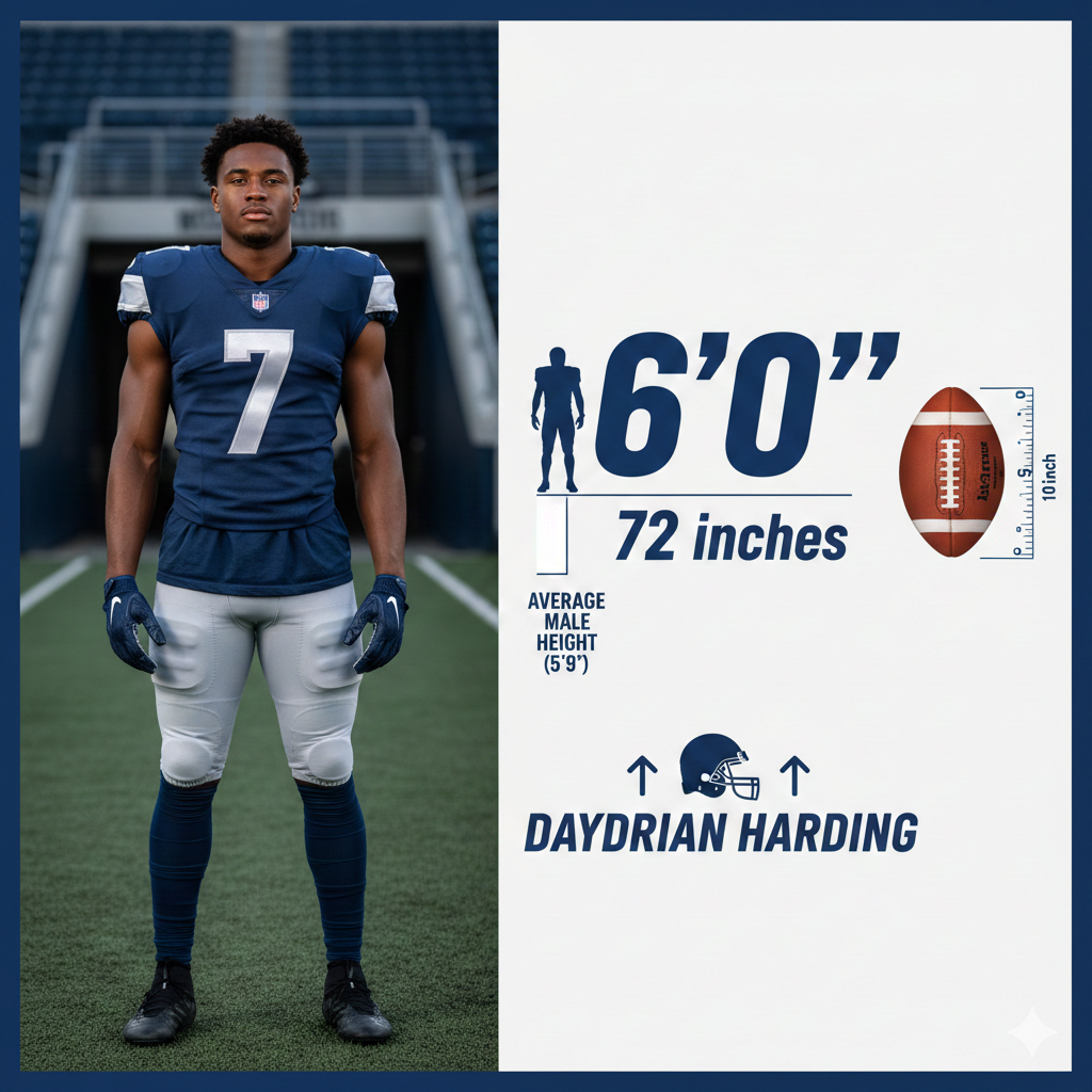 how tall is daydrian harding